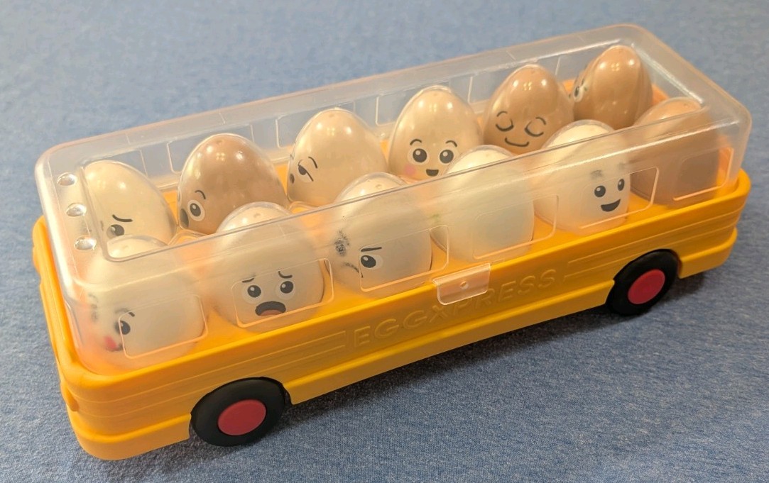 Eggxpress Yourself! Emotional Learning/Matching Toy With Cards