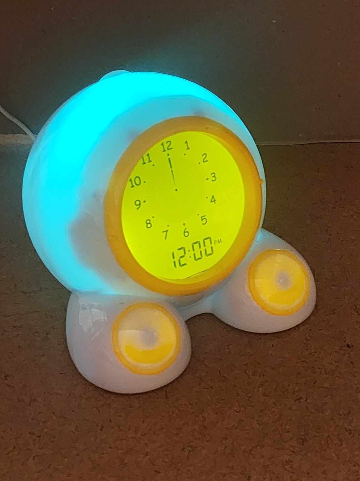 Onaroo Teach Me Time Talking Alarm Clock & Night-Light – with USB Power Cable
