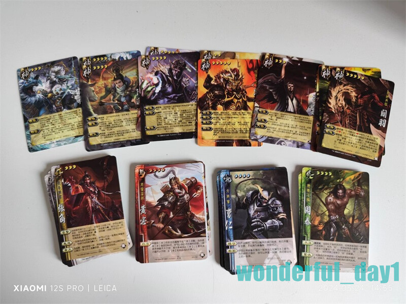 116 Cards Sanguosha San Guo Sha Game Cards Toys Gifts 三国杀神话再临 神武再世 12神将装备牌 风林火山军