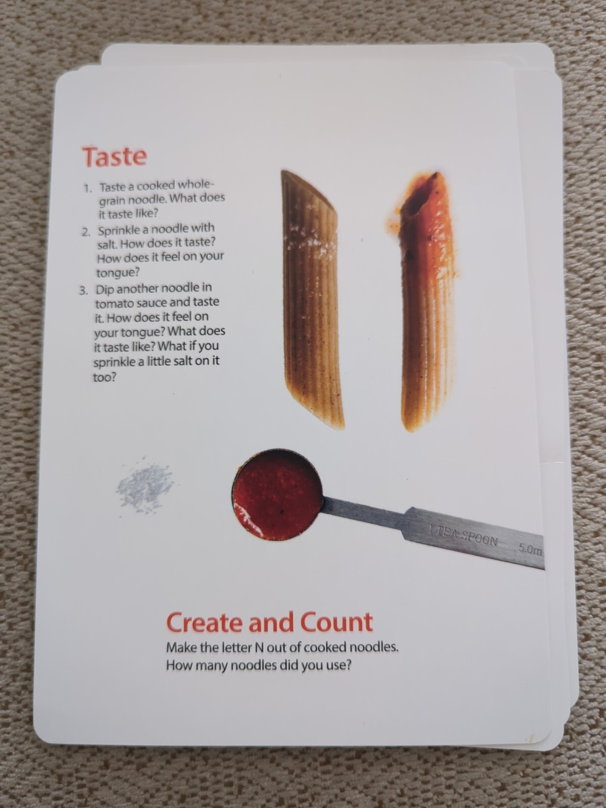 Eatable Alphabet Kitchen Activity Cards Recipe Cooking Child Kid