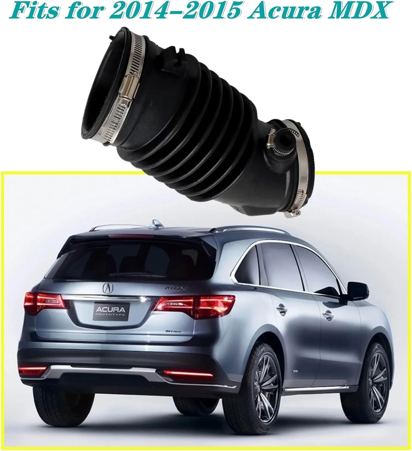 17228-5J6-A00 Air Intake Hose Replacement For 2014-2015 Acura MDX Air Flow Tube