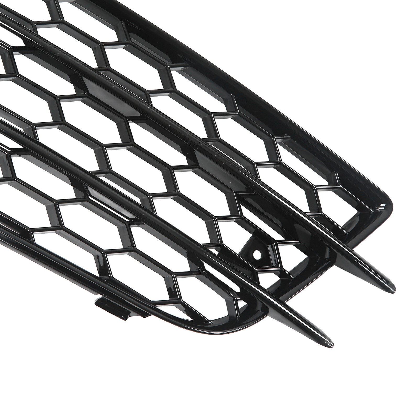 2 Pcs Bumper Fog Light Grille For B8 S4 Models 2008‑2012 OXQC
