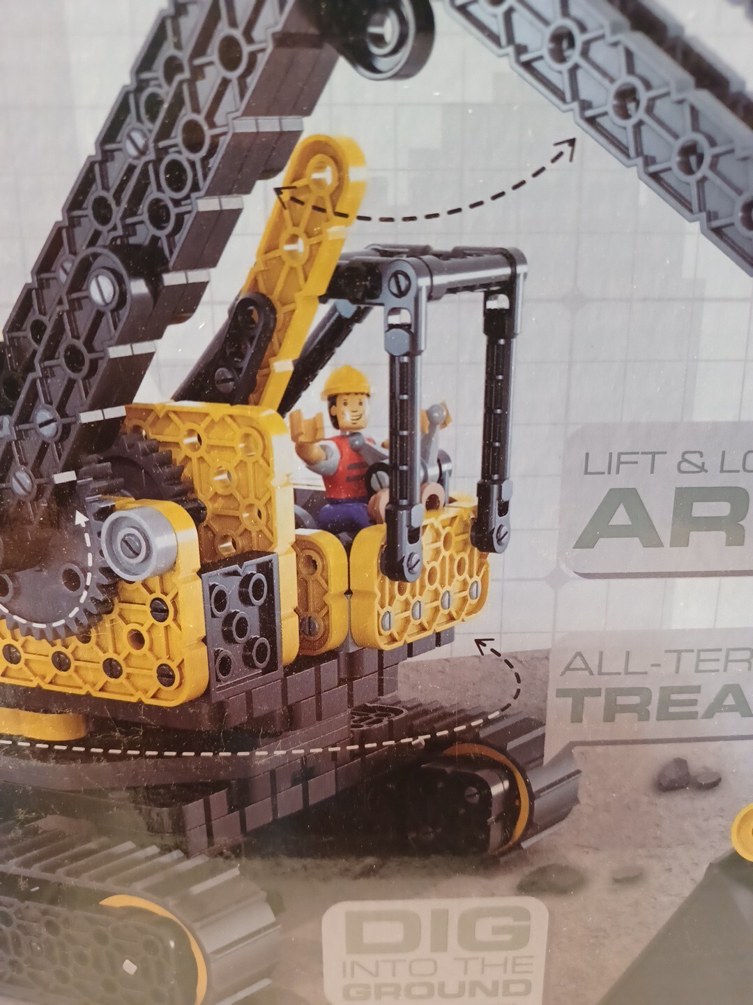 Hexbug Vex Robotic EXCLUSIVE Excavator 370 Pieces W/ Construction Worker Ages 8+