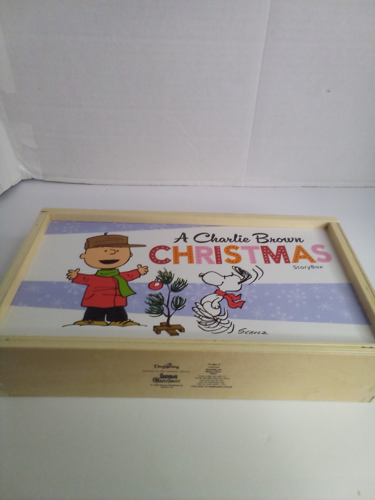 A Charlie Brown Christmas Storybox 7 Wood Characters Backgrounds Dayspring