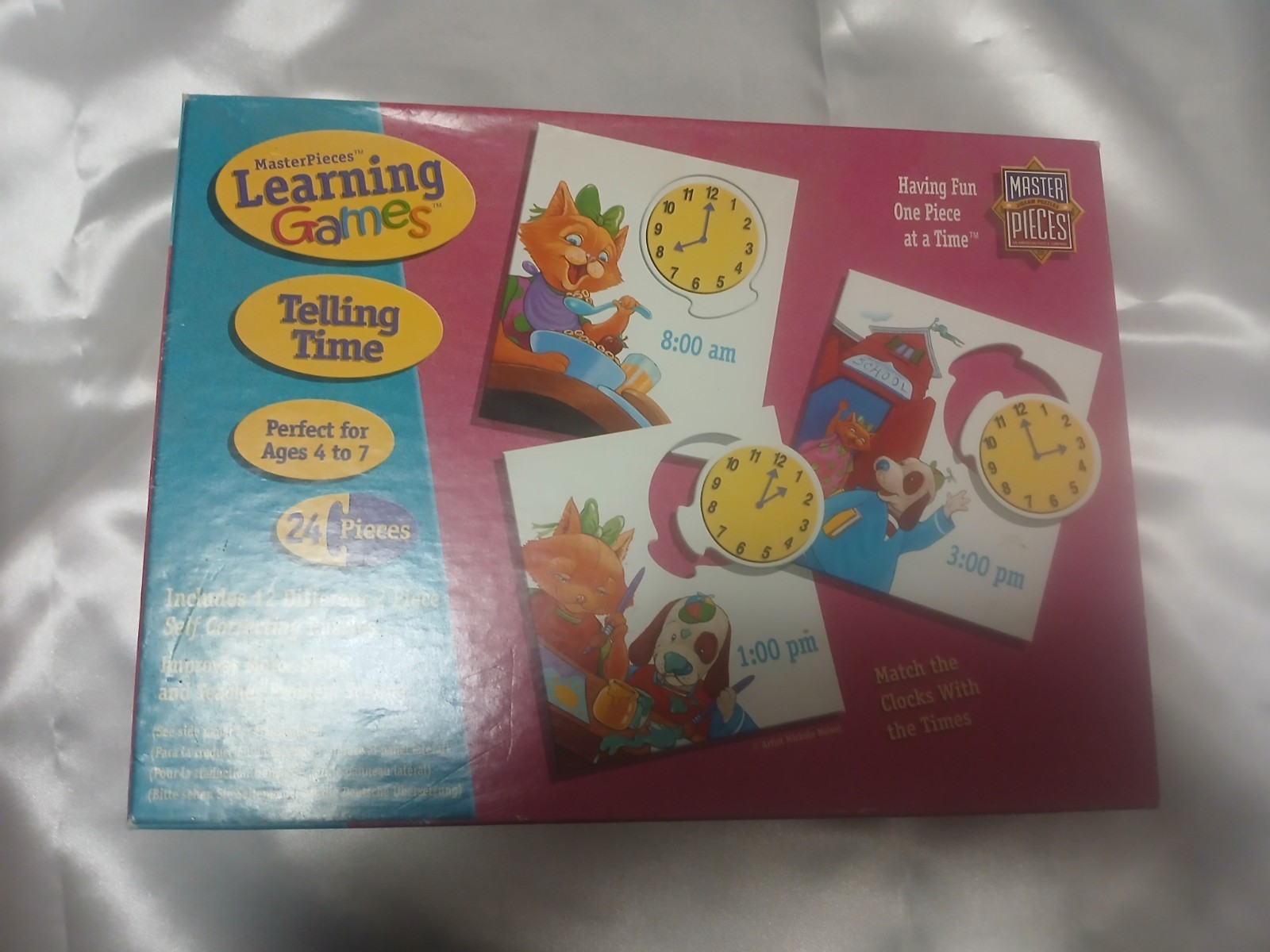 Masterpieces Learning Games Telling Time Educational Game.