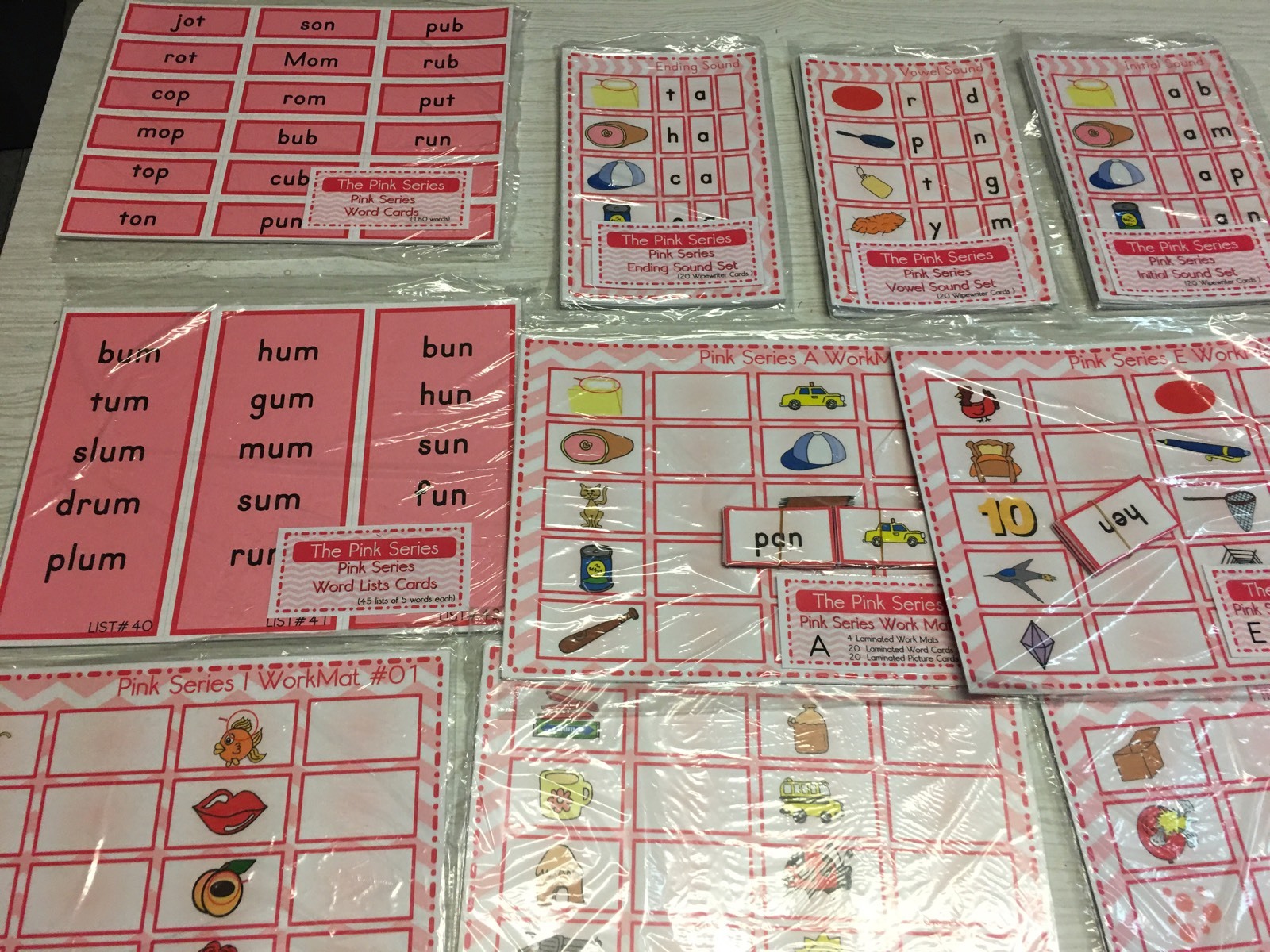 The Pink Series – Language Kit – (16) Montessori Materials for Primary Language