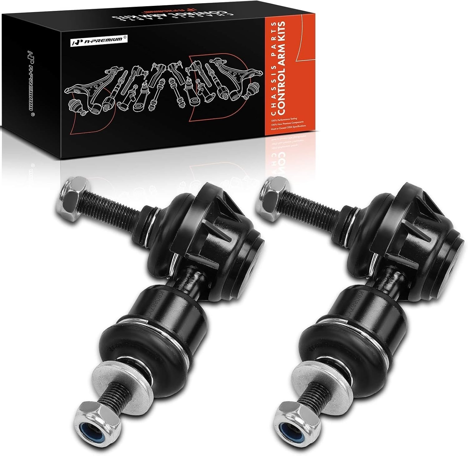 2 x Rear Sway Bar Links Stabilizer Bar Links, Compatible with Mazda 3 2004 -2013