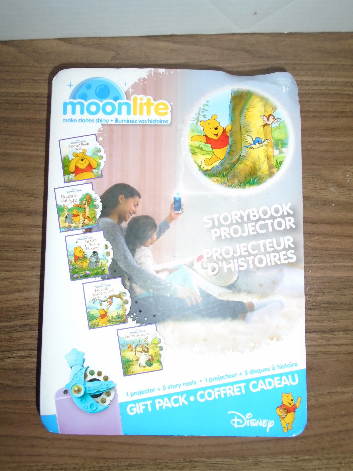 Moonlite Mini Projector with 5 Pixar Stories – New Way to Read Stories Togeth…