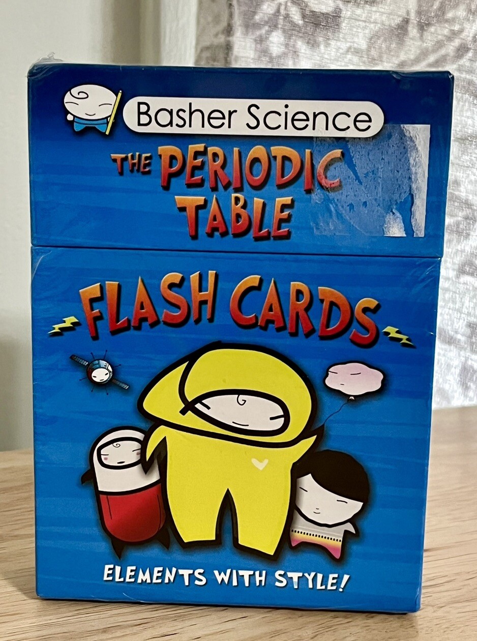 Basher Science Flashcards: Periodic Table Flash Cards SEALED NEW