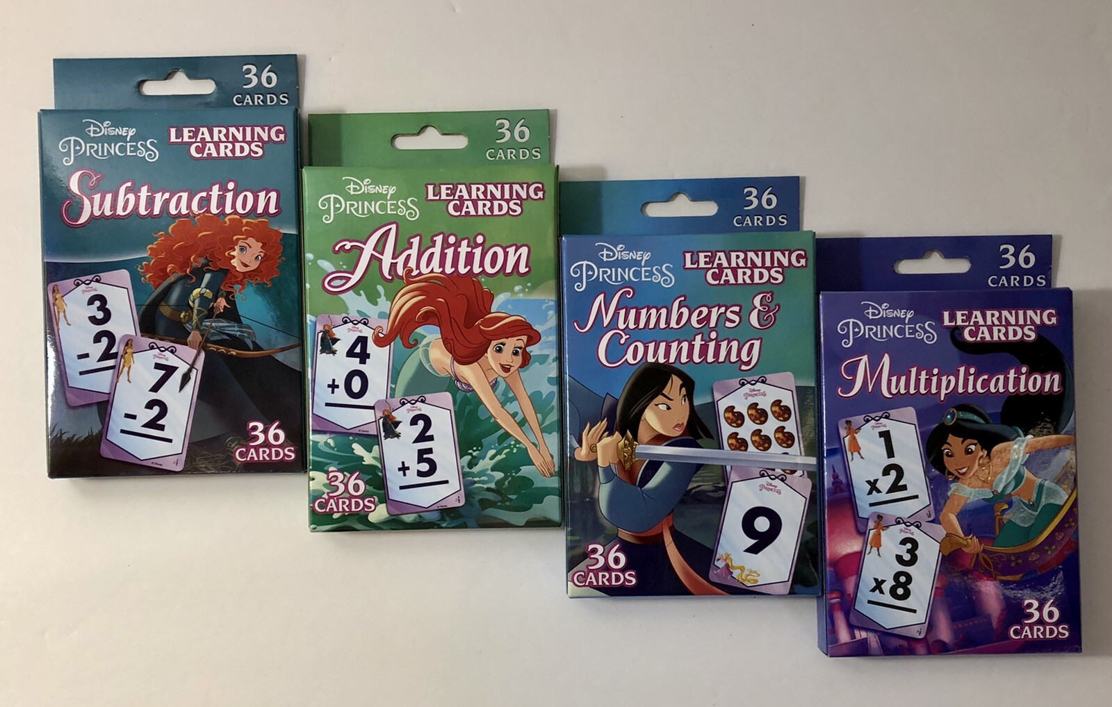 Disney Princess Learning Flash Cards Back To School