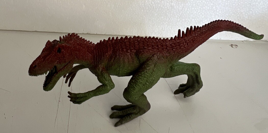 Dinosaur World Toy Set OleFun 10 Medium Dinosaurs In Storage Case Ages 3+