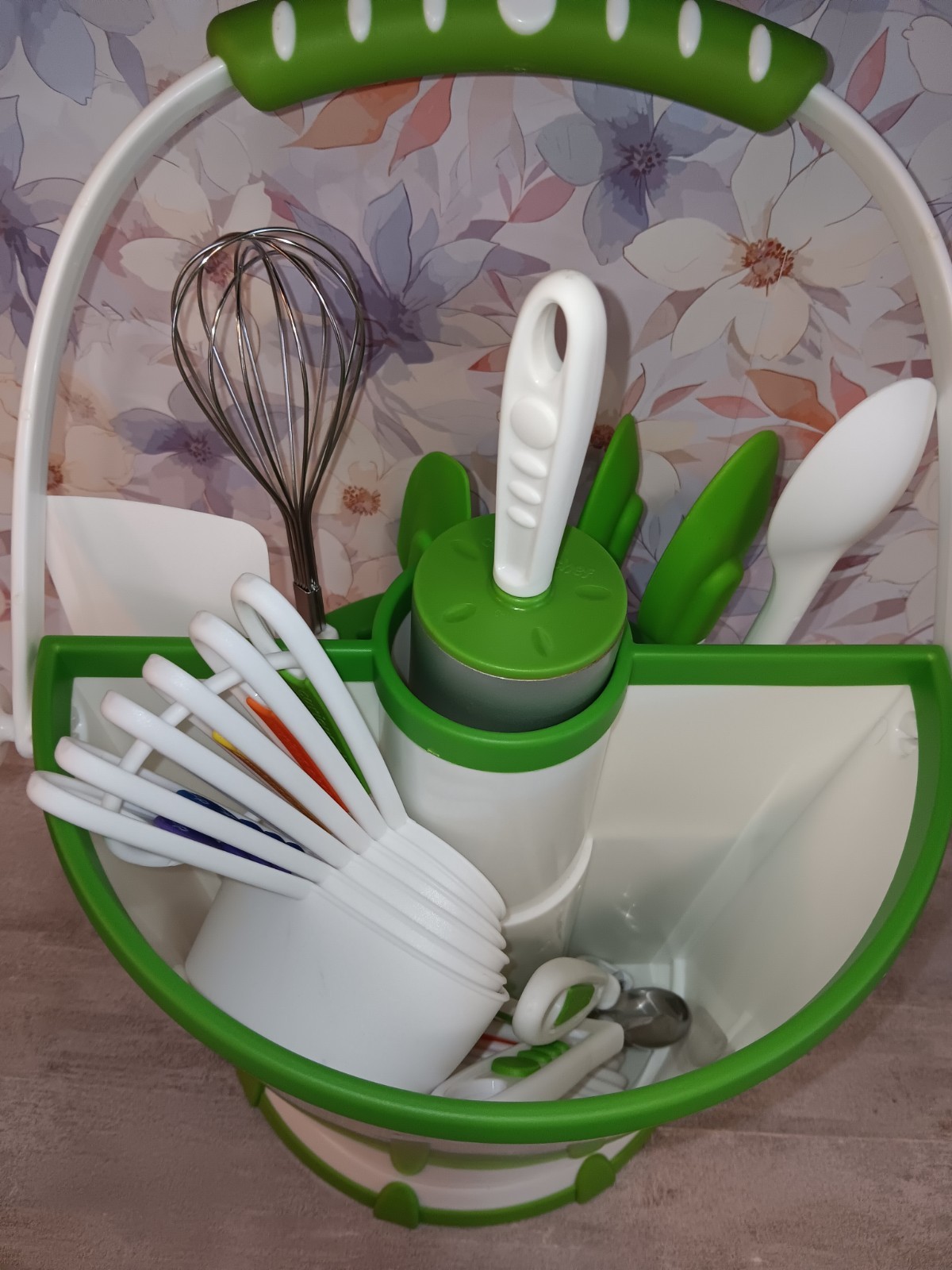 Curious Chef 25 Piece Caddy Set Educational Cooking Supplies Kids Learning