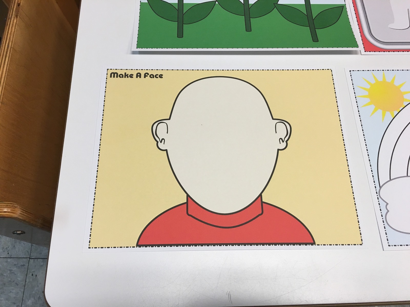 Playdoh Activity Mats – #1-4 Mats for Learning Center – Laminated Mats – Pre K