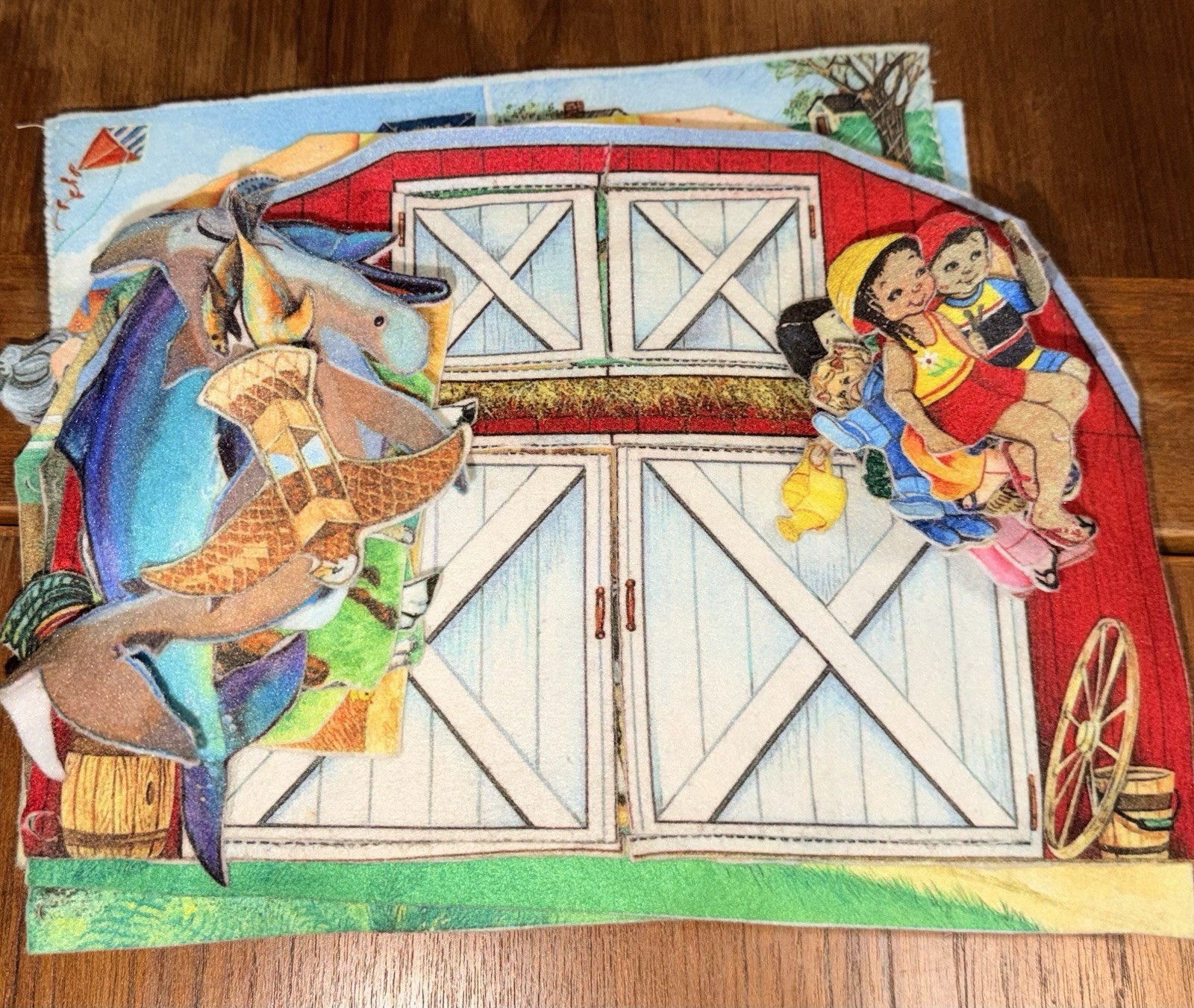 Assorted Visuals Set Precut Flannel/Felt Board Figures
