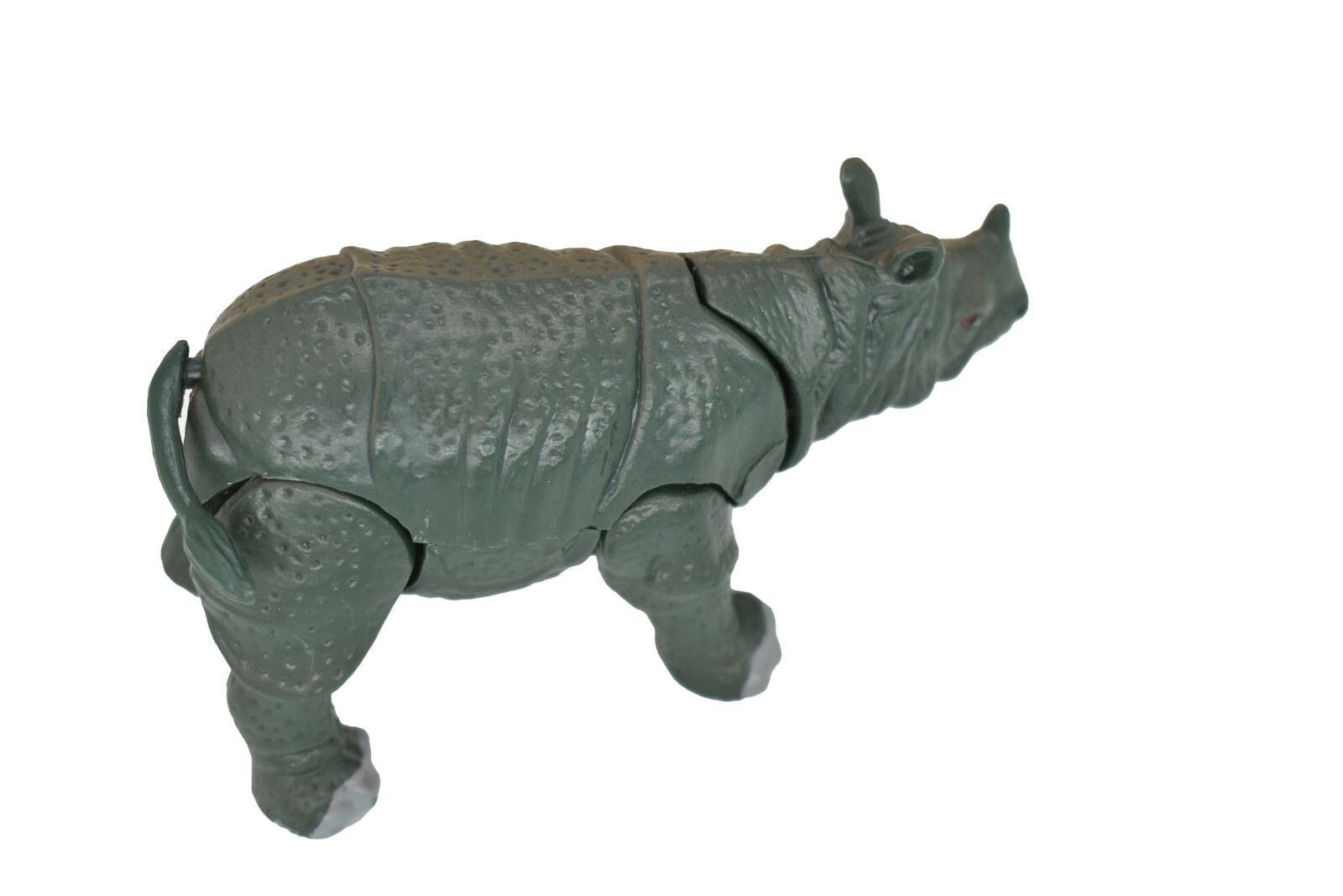 Rhino, Posable Toy Adjustable Model Rhinoceros Plastic 4″ F059