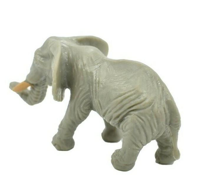 Elephant, African, Plastic Toy Animal, Kids Gift, Realistic Figure 2.5″ F3542