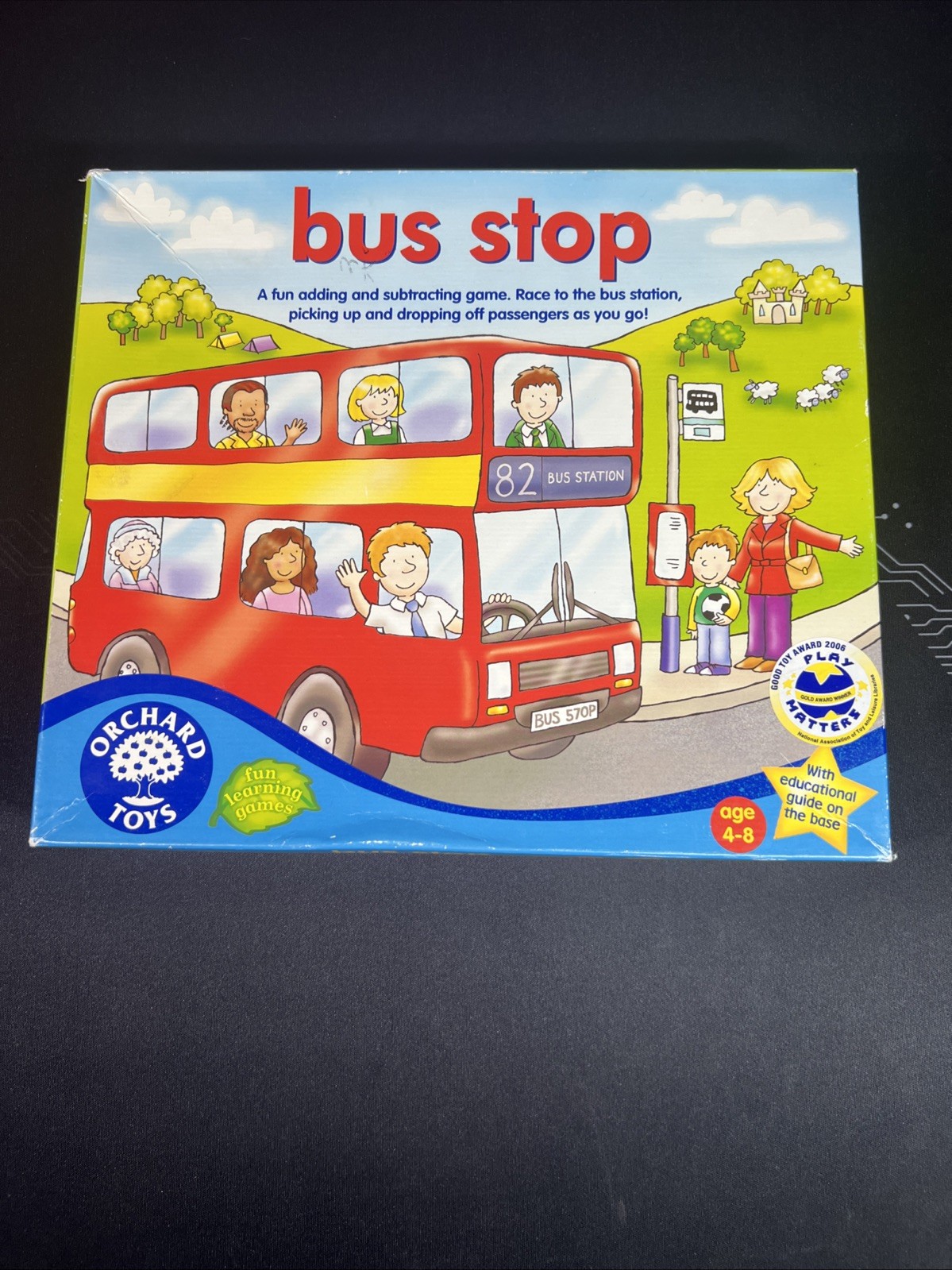 Bus Stop Game By Orchard Toys adding & subtracting game for ages 4-8