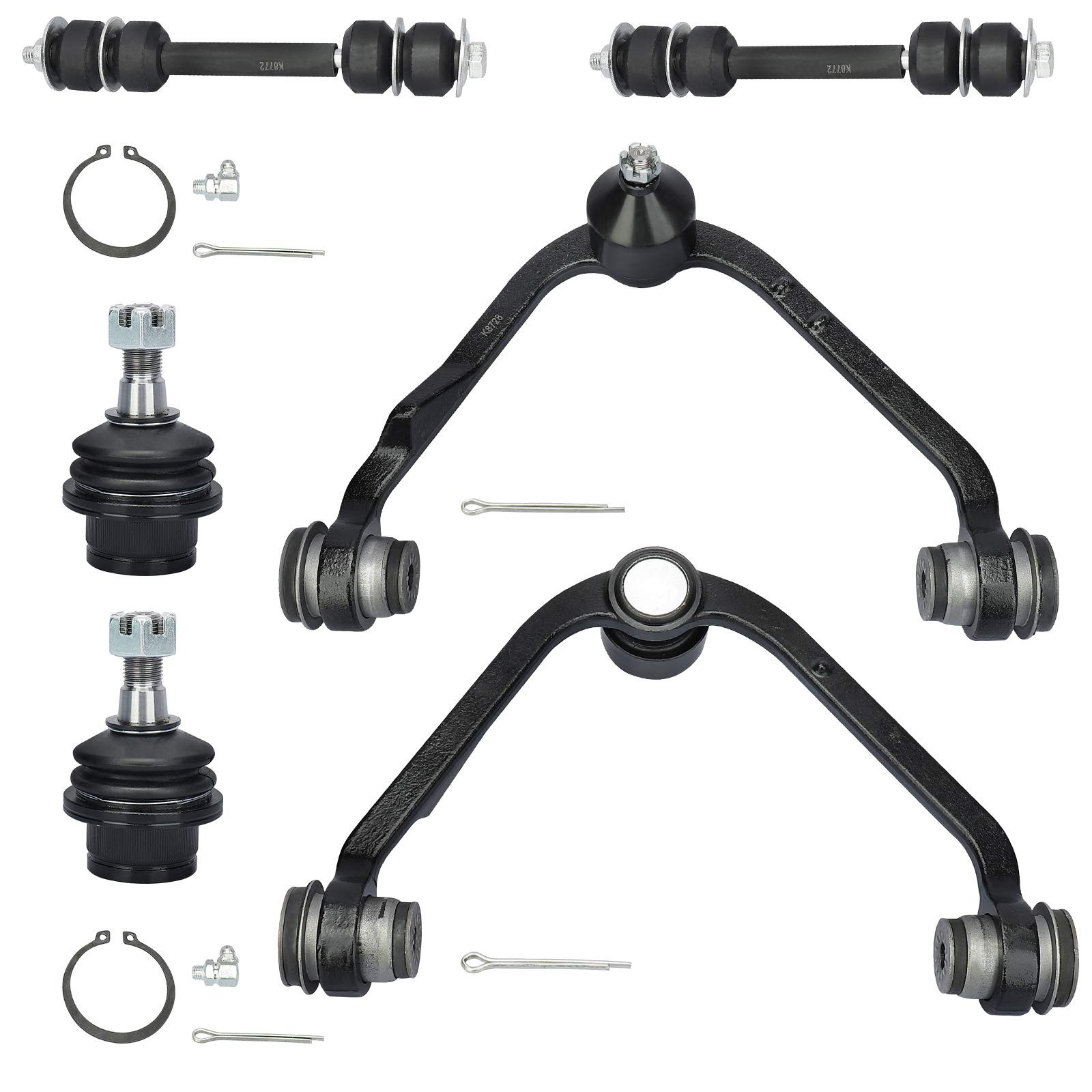 RWD 2WD Front Upper Control Arm Kit Compatible with BCCAK1025FBA, BCCAK1025-A