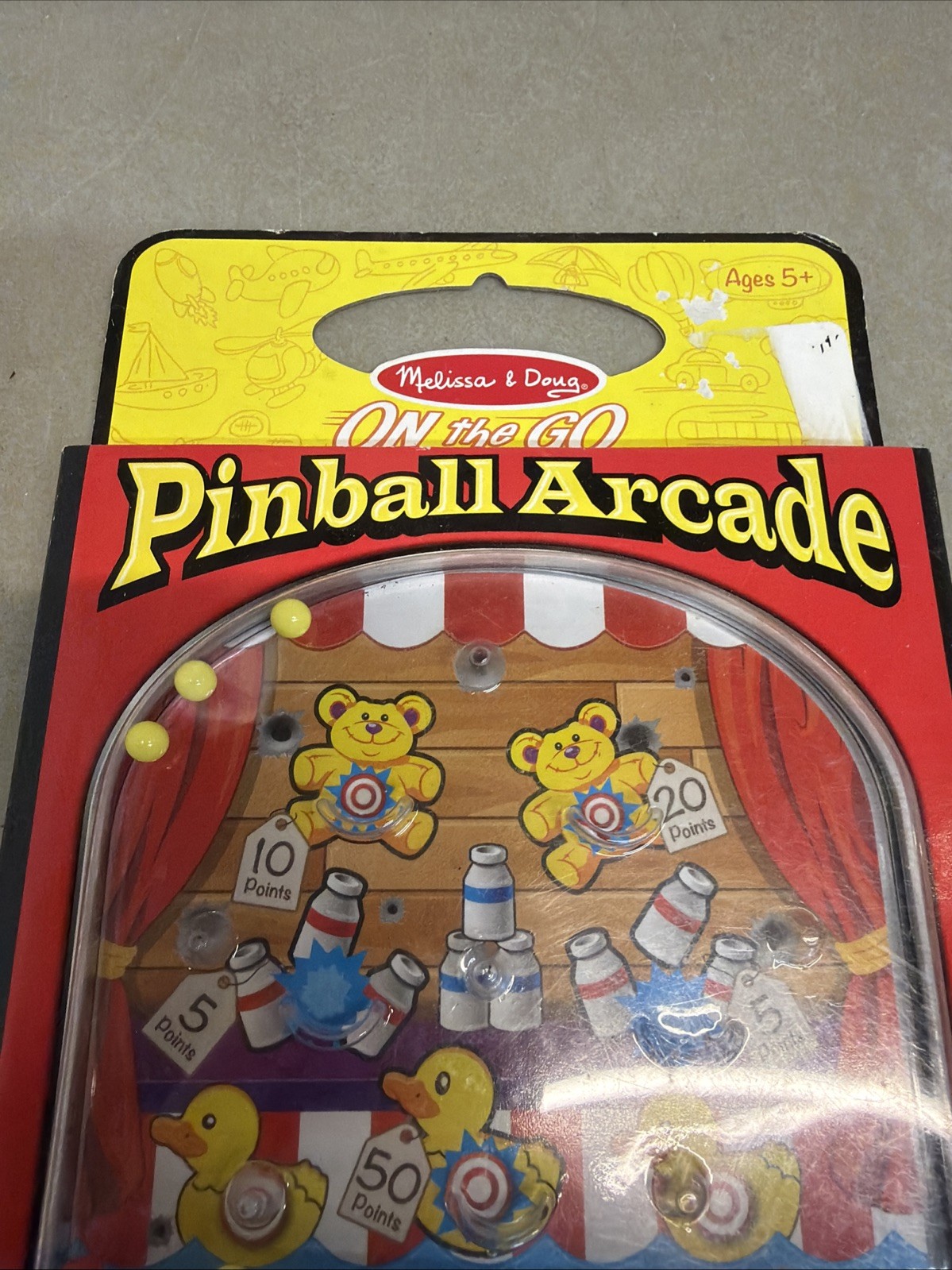 Melissa & Doug Pinball Arcade – Travel Toy With 6 Pinball Games Ducks