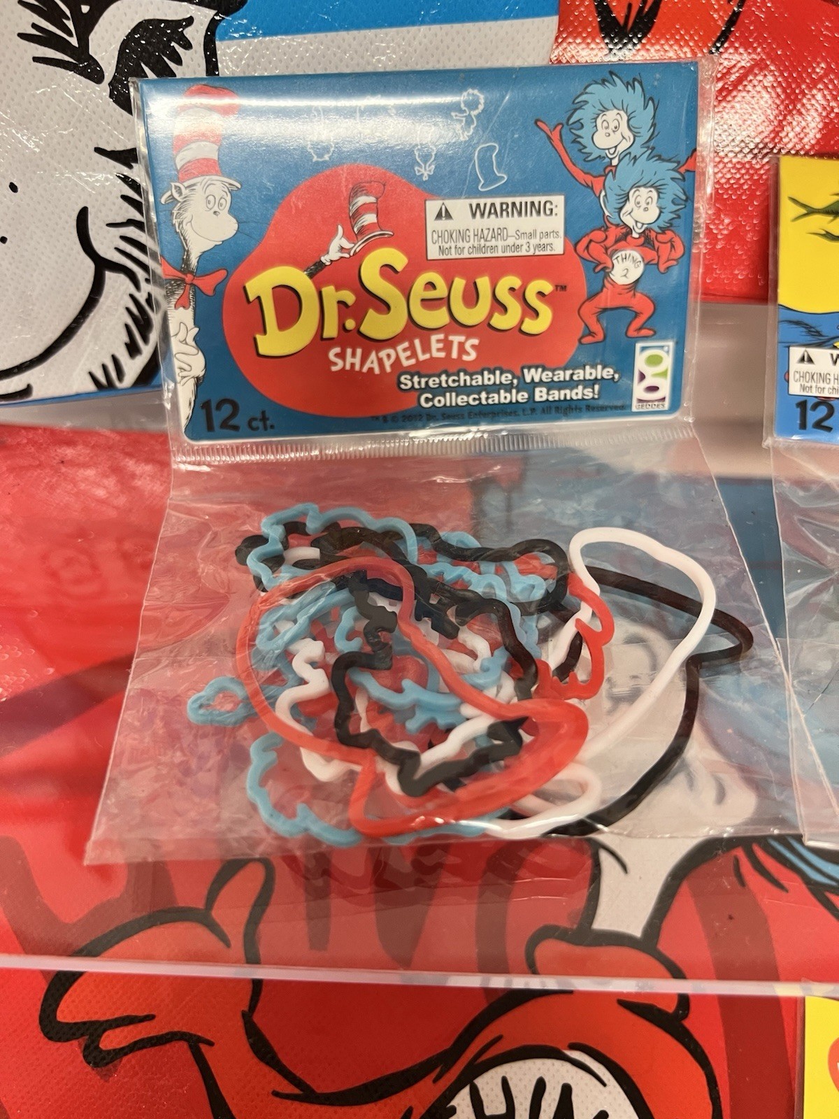 Dr Seuss Learning Bundle 3 Tote Bags Flash Cards ABC Numbers Stickers Classroom