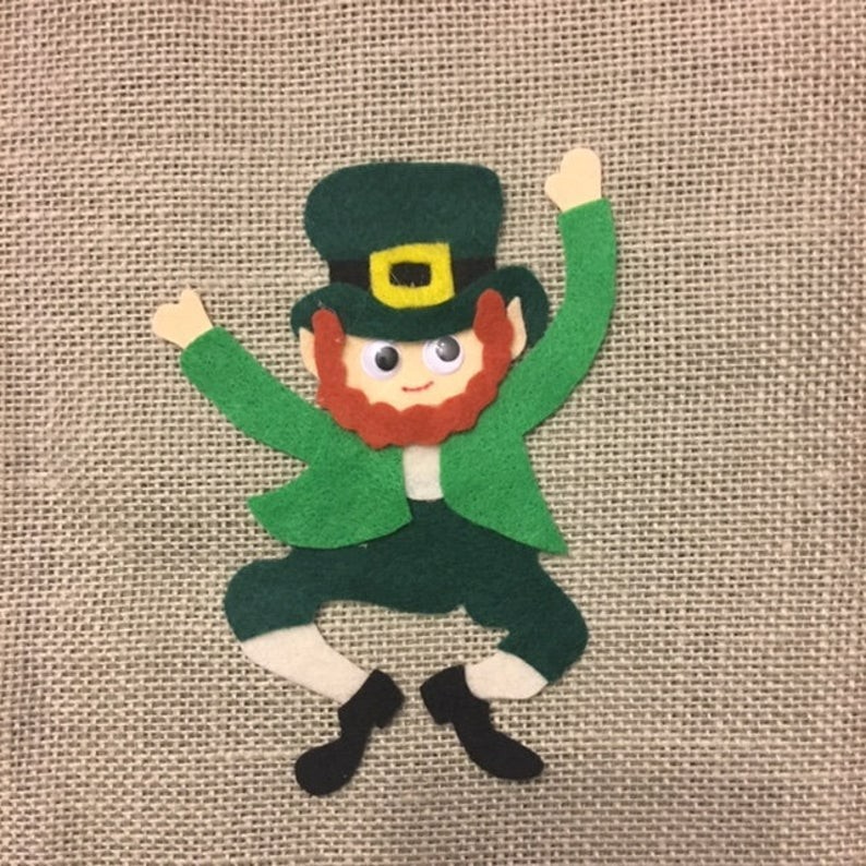 Luck of the Irish Felt Pieces for Felt or Flannel Board Play
