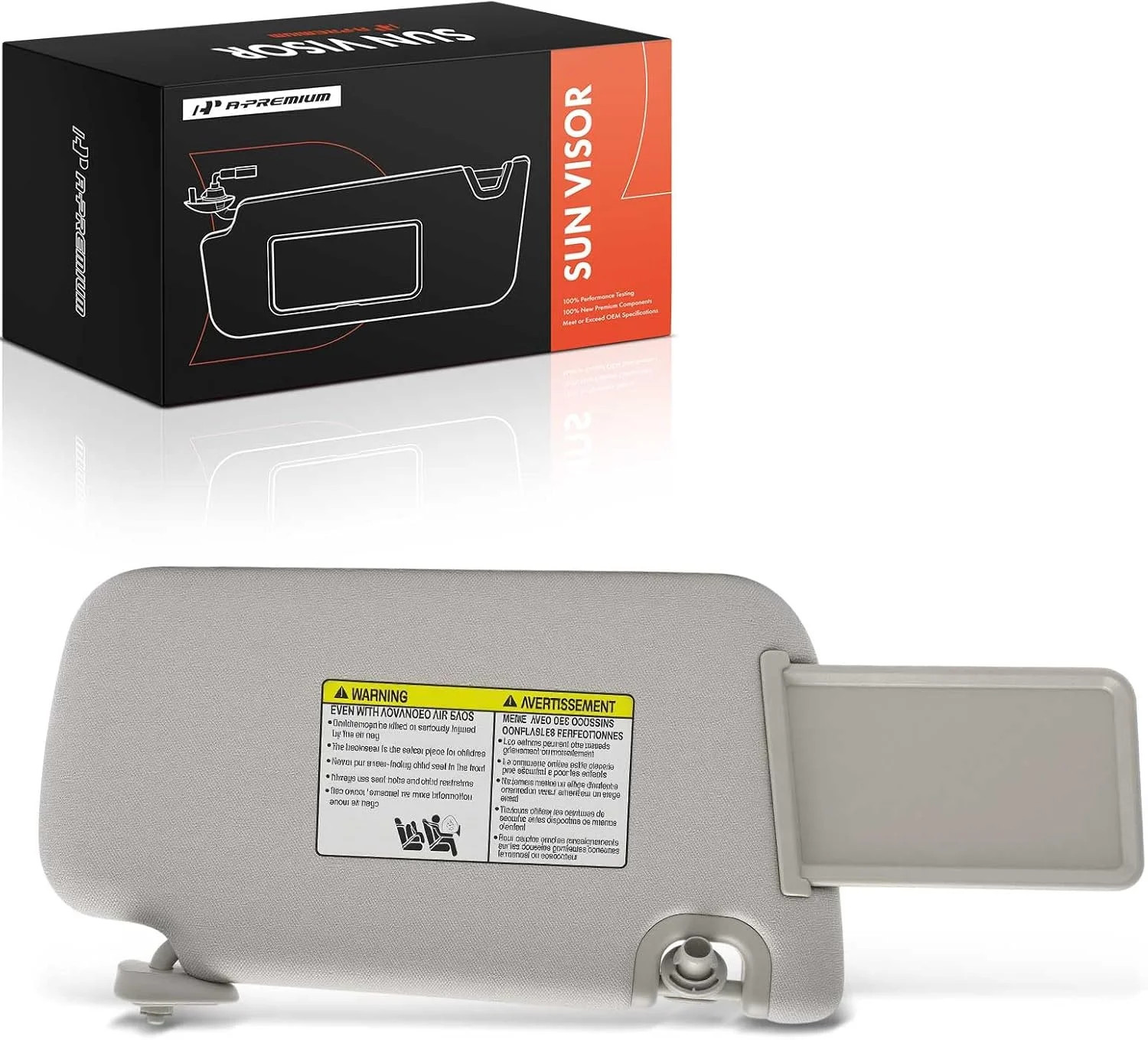 A-Premium Driver Left Side Sun Visor Compatible with Nissan Sentra 2013 2014 201