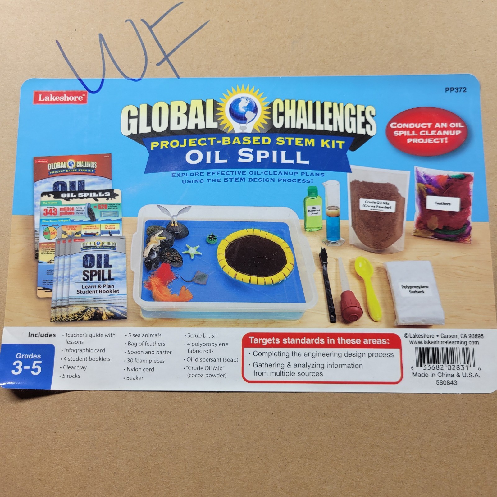 Lakeshore STEM Problem Solving Kit Homeschool Oil Spill Grade 3 – 5