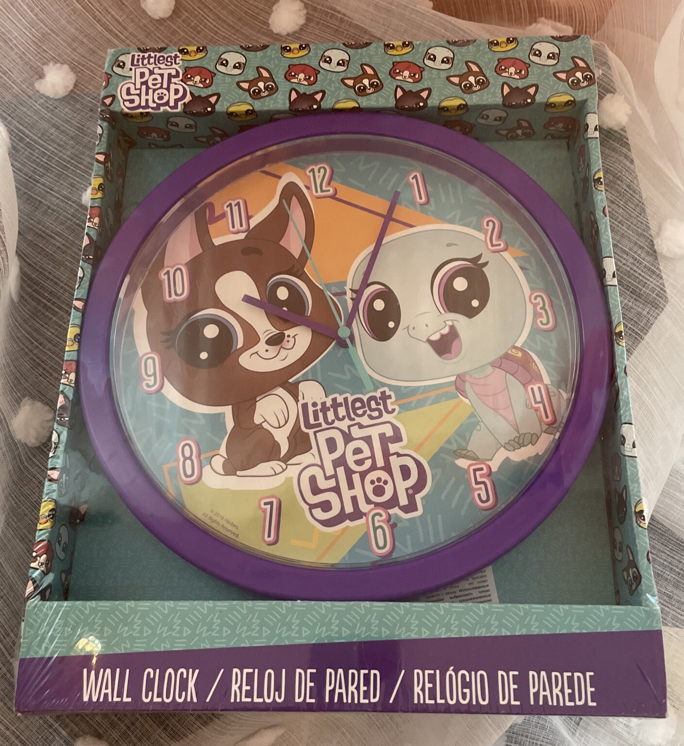 Littlest Pet Shop Analogue Wall Clock Super Hard To Find