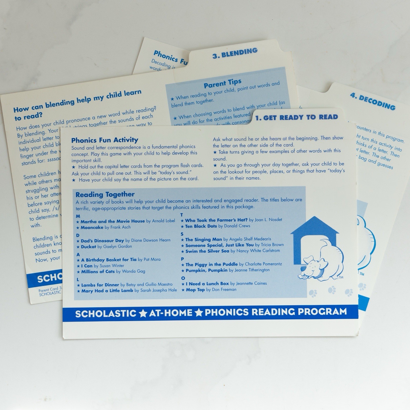Scholastic At-Home Phonics Reading Program Books Cassettes VHS Games Ages 4-7