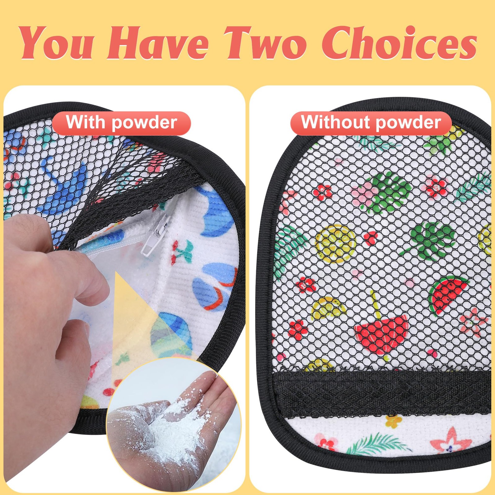 codree 2 Pcs Sand Wipe Off Mitts, Beach Theme 8.5 x 6 inch,