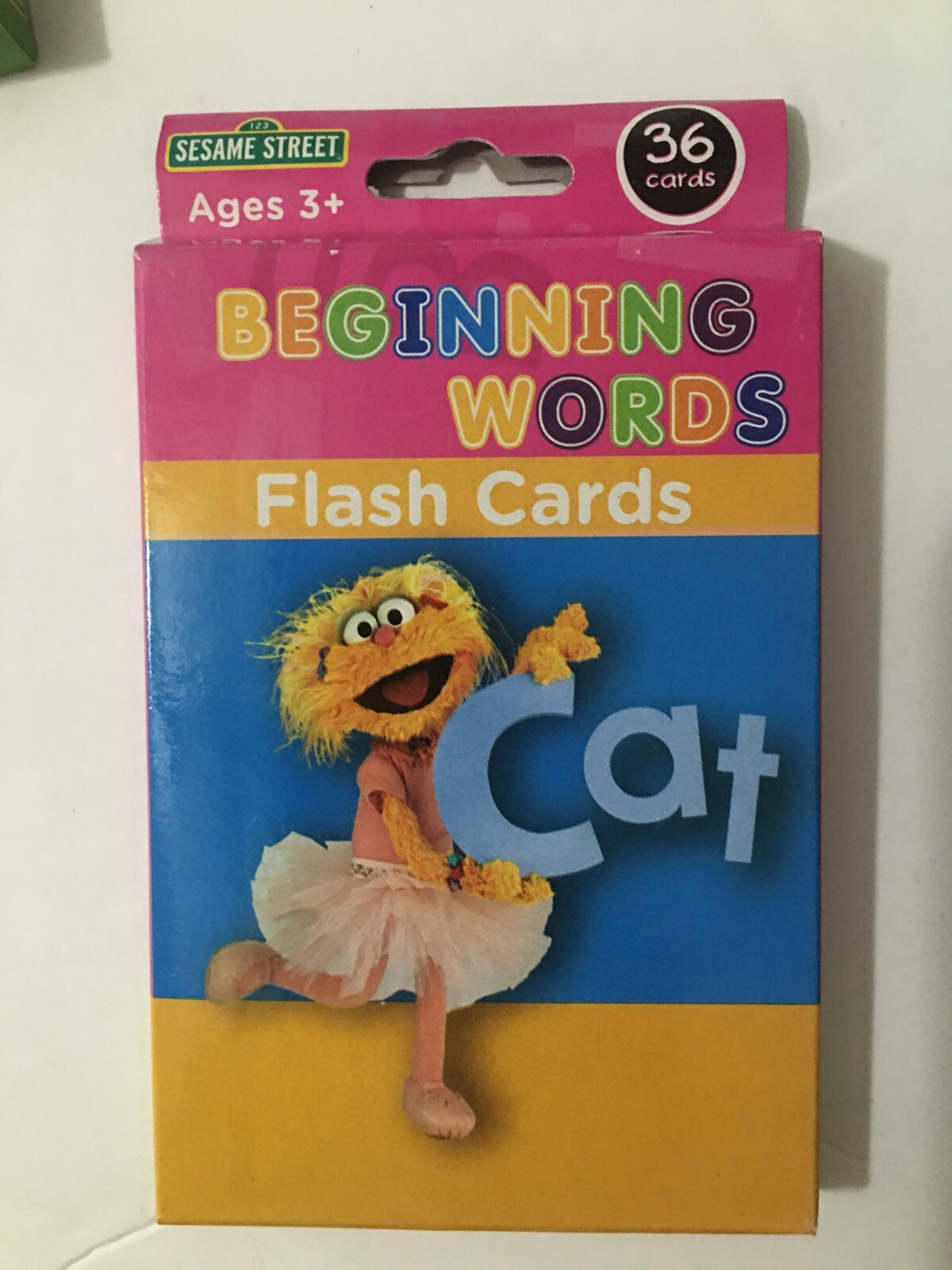 Kids Sesame Street Flash Cards Choose Words-Numbers-Colors-Alphabet Ages 3+ NEW