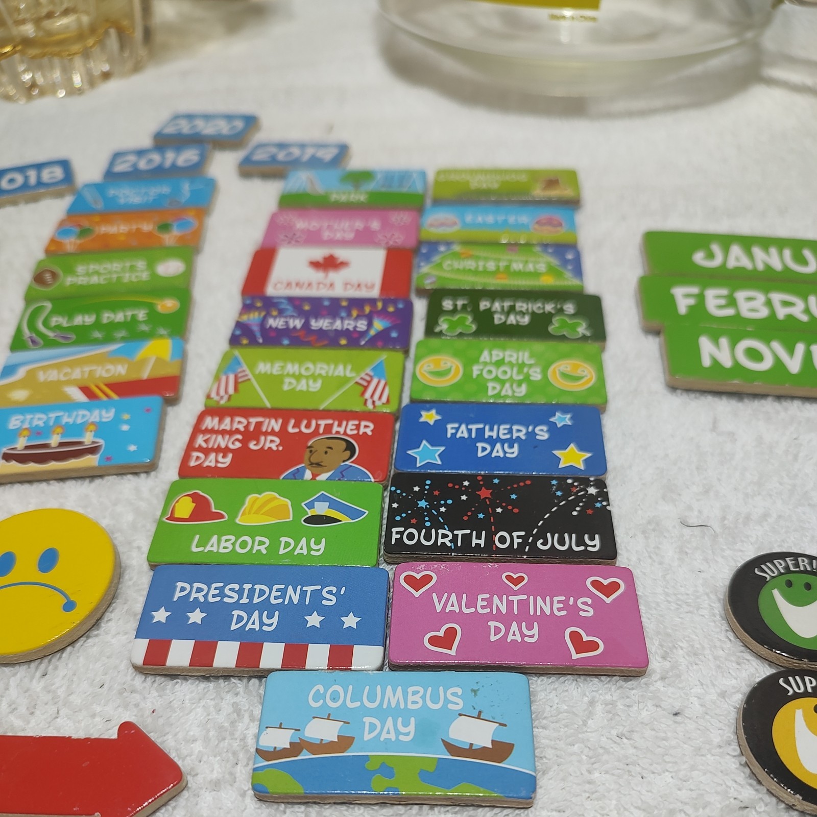 Melissa and Doug Lot of 80+ Responsiblilty Chore Chart Magnet Replacement