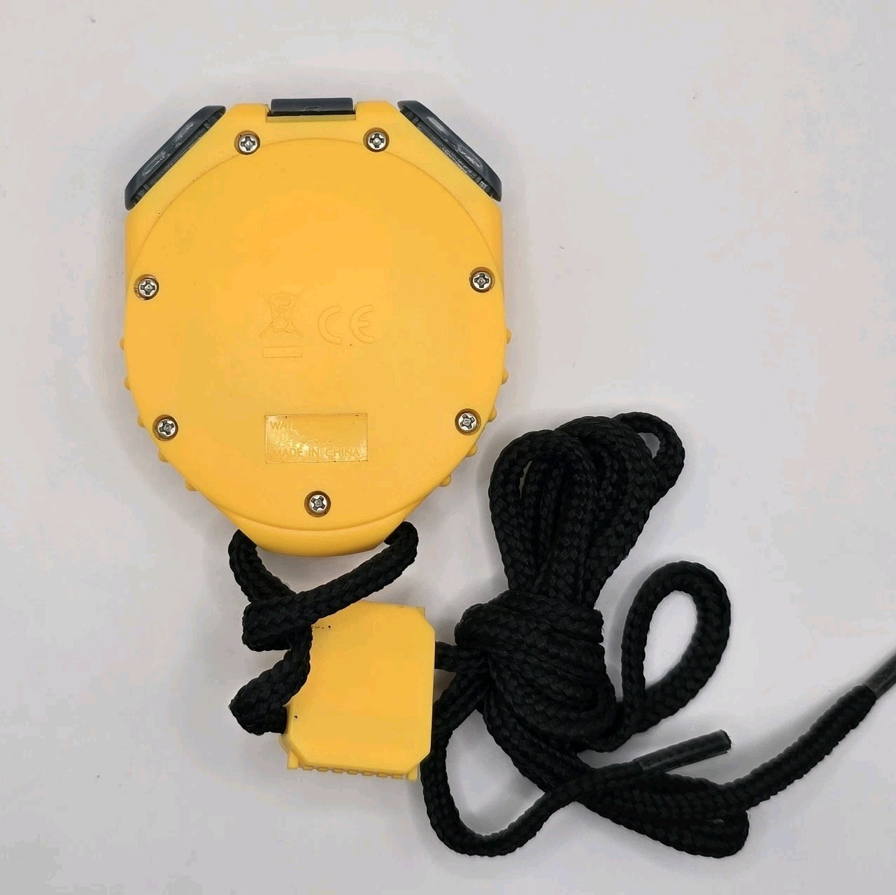 Learning Resources Stopwatch Big Digit Waterproof 1/100 Second Alarm Yellow C510