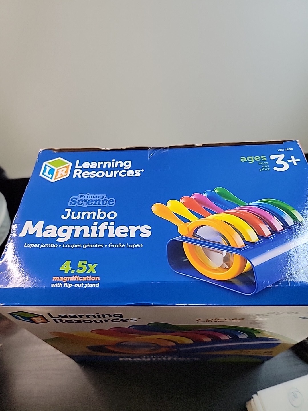 Learning Resources Jumbo Magnifiers Primary Science 7 Pc #2884