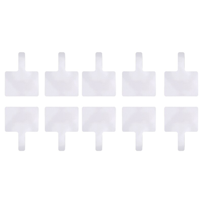 10Pcs Double Sided Answer Paddle Small Handheld Whiteboard for Classroom Office