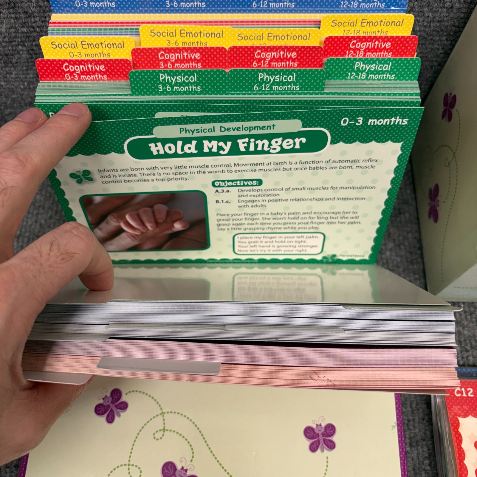 Frog Street Infant Photo Activity Cards Set 0-18 Months Home School Curriculum
