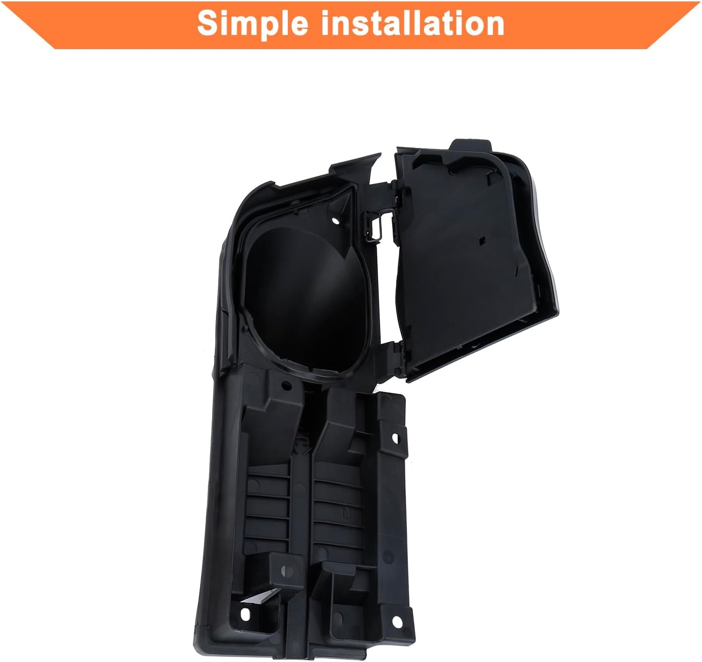 Fuel GAS Filler Pocket Housing Hinge Door Kit(Fuel Filler Housing & Black Cov…