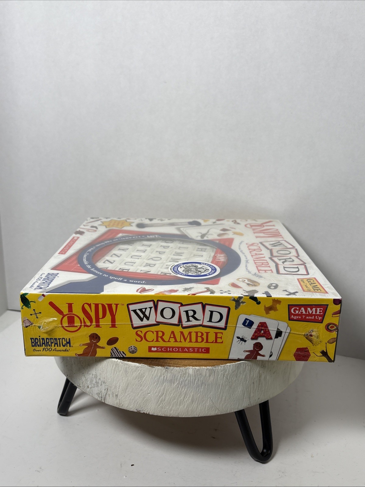 NEW Scholastic I SPY WORD SCRAMBLE – Age 7+ Educational Game Board Brand New