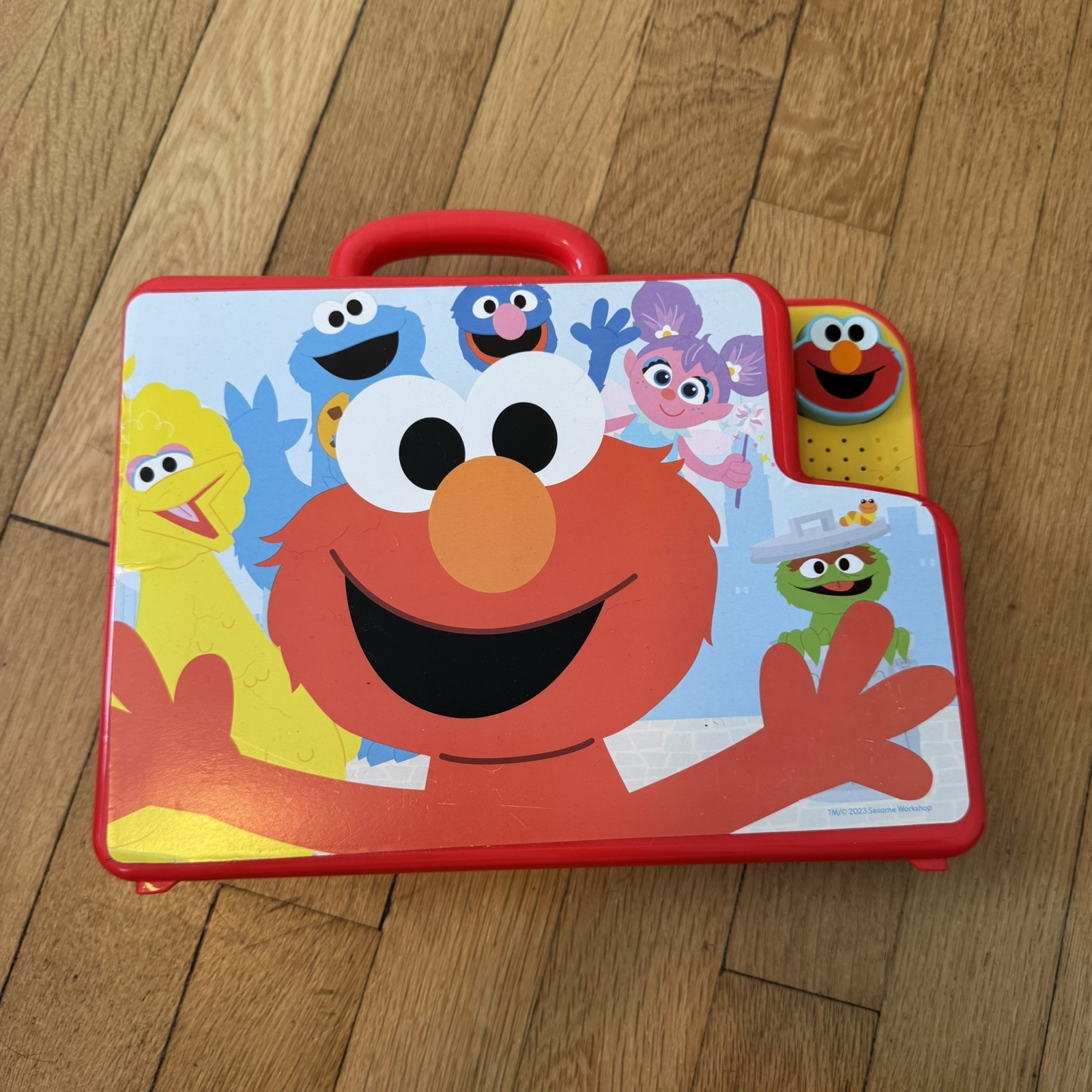 Sesame Street Elmo’s Learning Letters Bus Activity Board Red – COMPLETE & WORKS!
