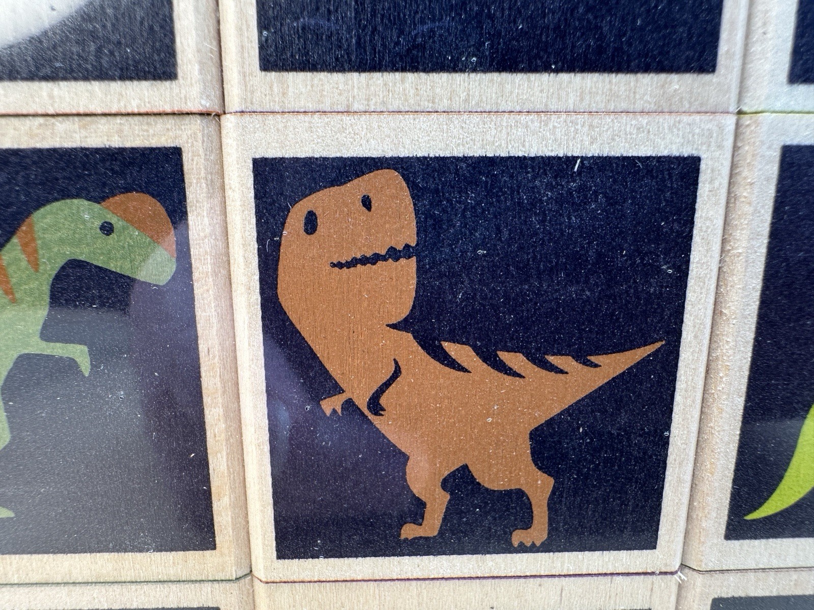 NEW! UNCLE GOOSE DINOSAUR BLOCKS ~ Made in The USA – EDUCATIONAL WOODEN BLOCKS