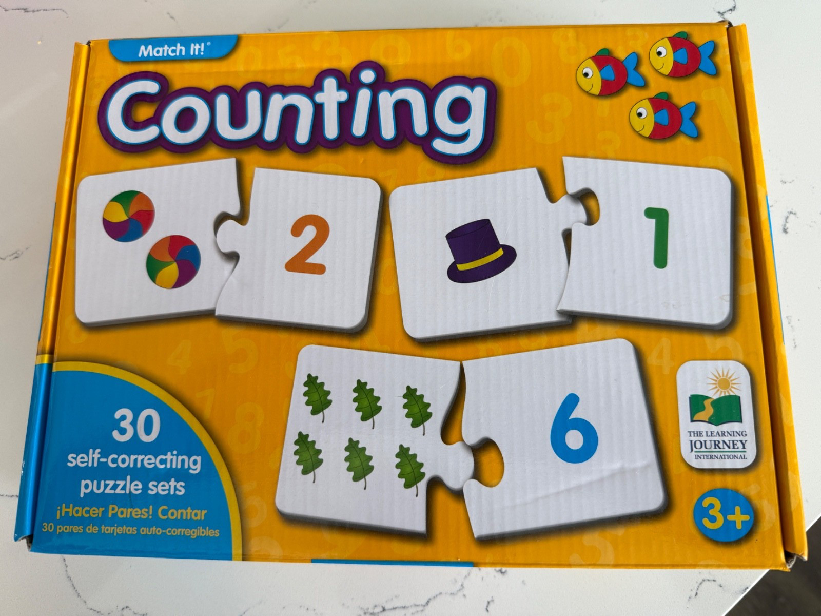 Learning Journey Match It! Counting~30 Puzzle Sets (1-10/1-20 Sets) Recognition