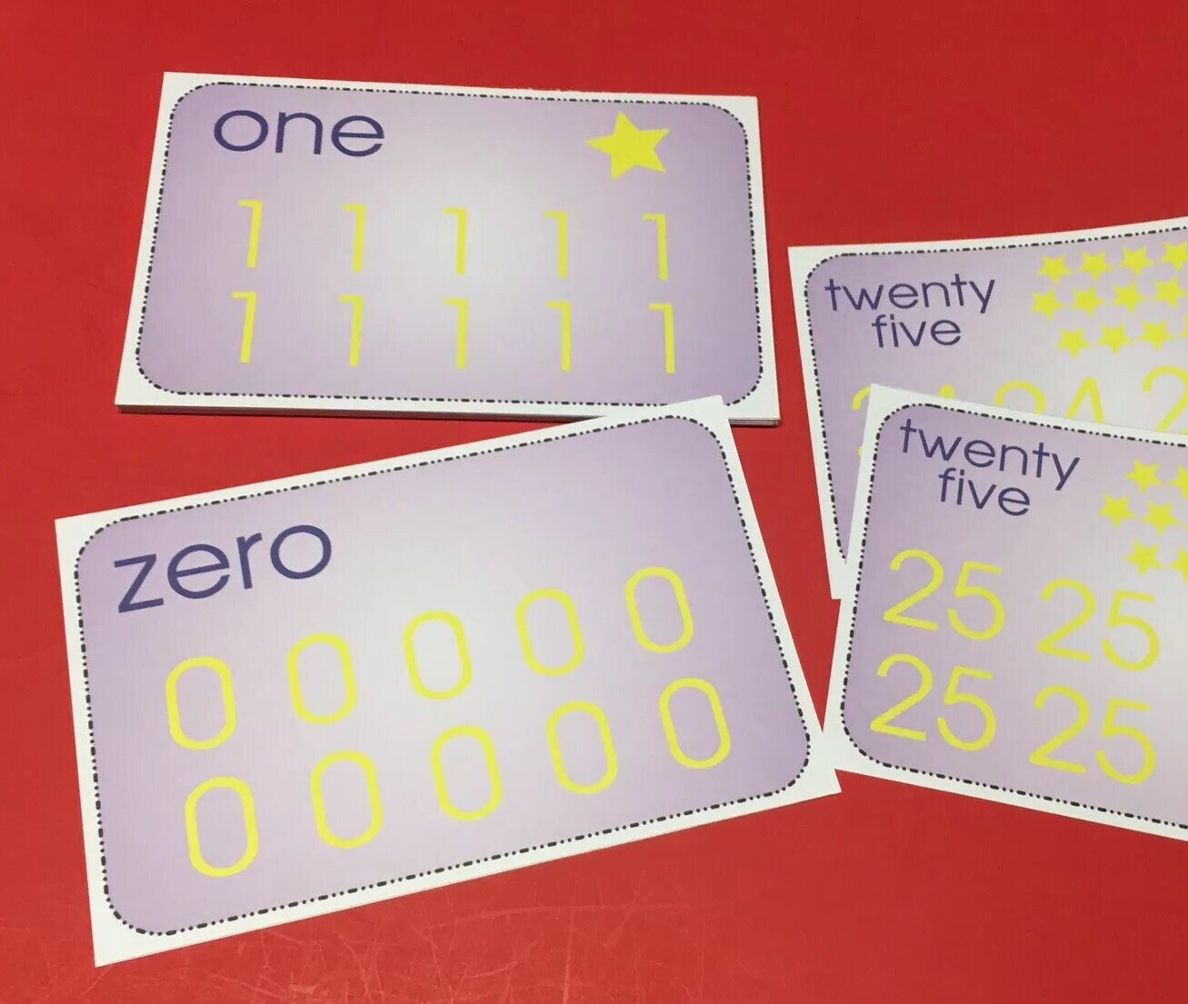 Numbers Tracing Set – Wipe n Write Laminated Card Set. 5.5X8.5 Preschool