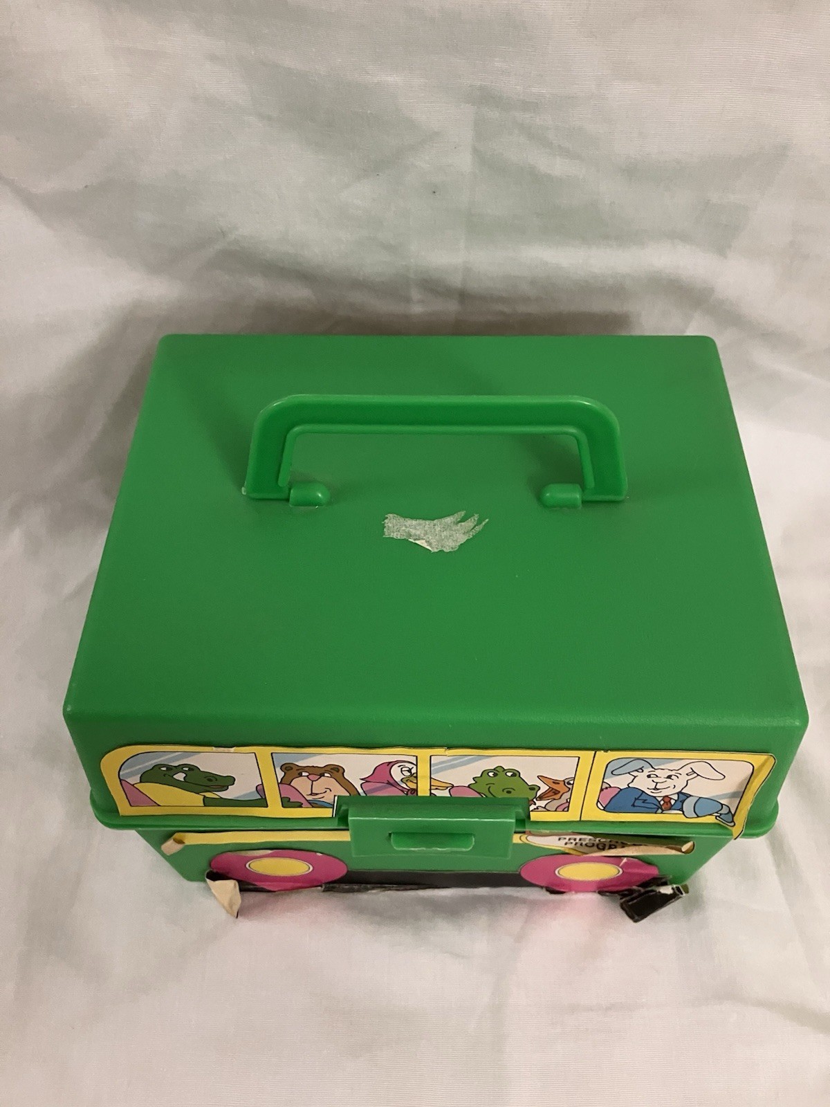 Vintage Sweet Pickles Preschool Program Learning With Green Bus Case