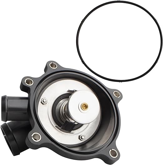 BOXI 902-5873 Engine Coolant Thermostat Housing Assembly Fits for Audi A8