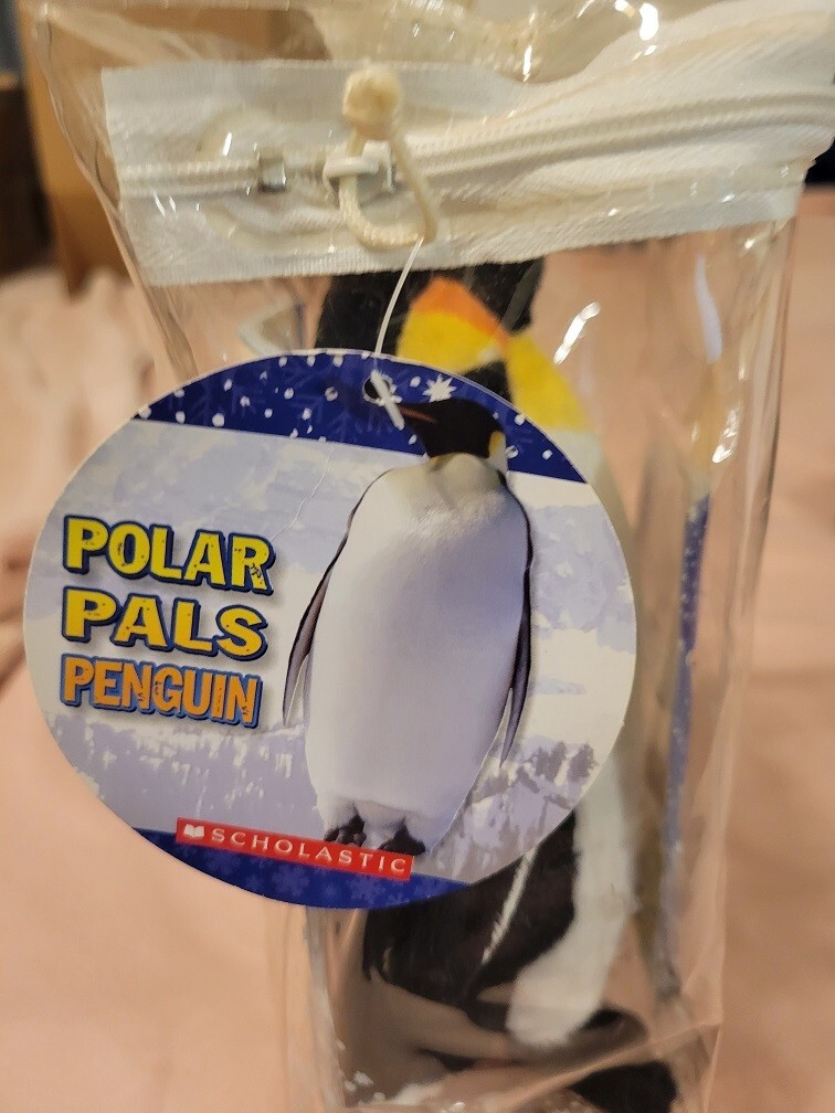 Vintage Scholastic Polar Pals Penguin and Tangerine Press Book