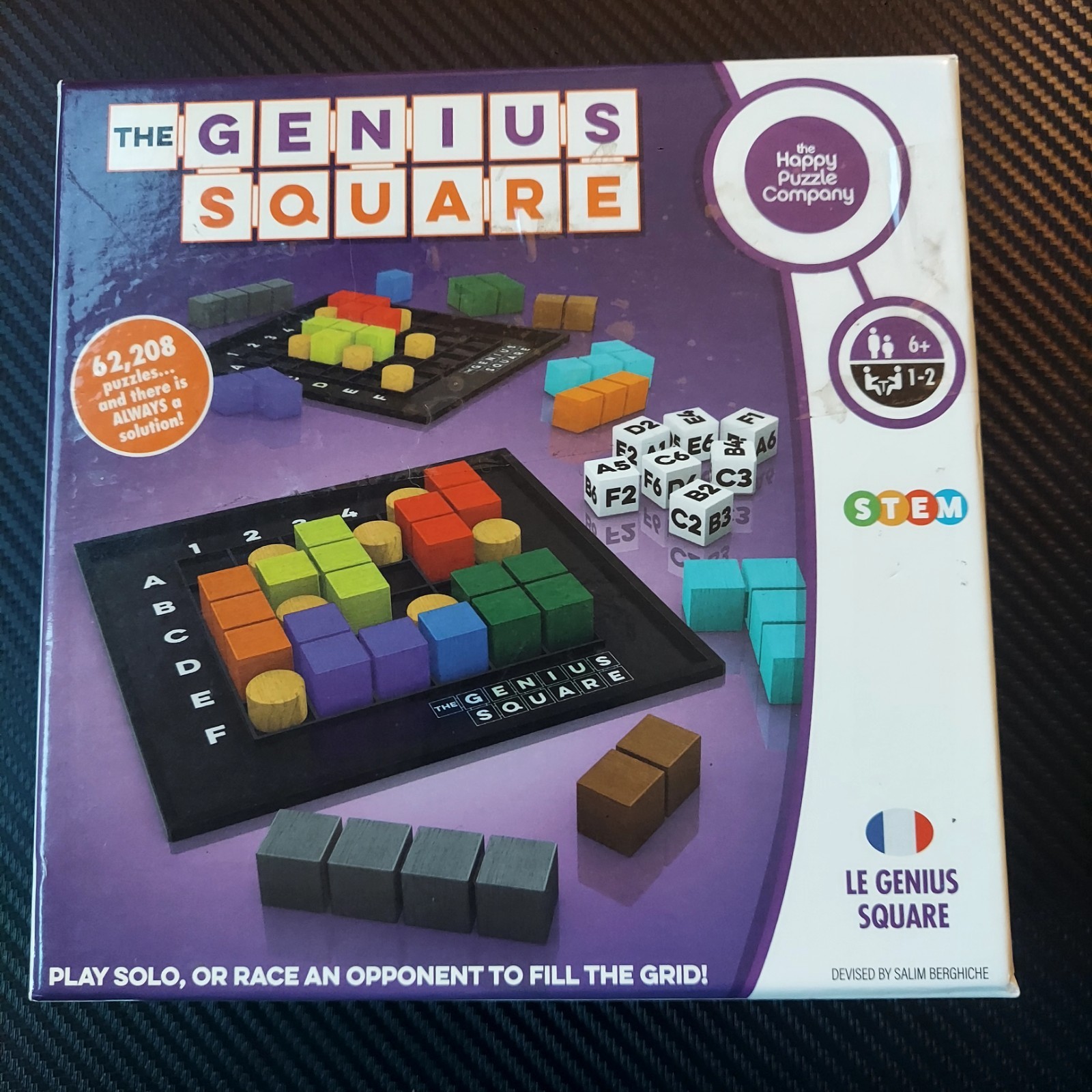 The Genius Square – STEM Puzzle Game! Game of the Year Nominee! 62208 Solutions