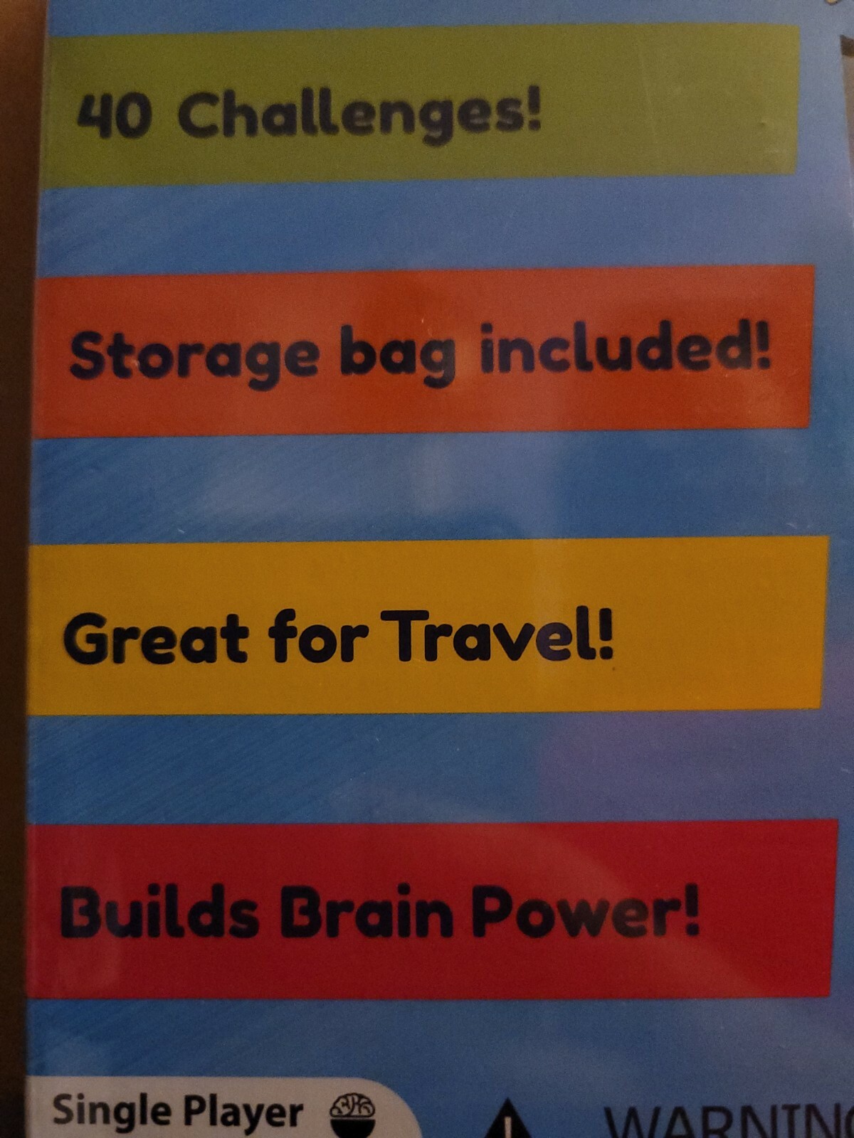 Fat Brain Toys Crankity Brainteaser Puzzles 40 Challenges Travel Games Ages 6 +