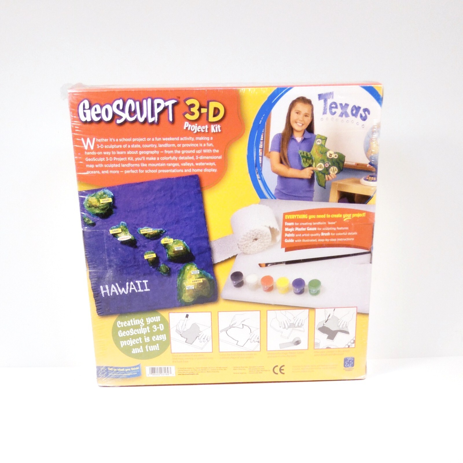 GeoSculpt 3-D Project Kit & Vintage Marbling Project Kit – Both Factory Sealed