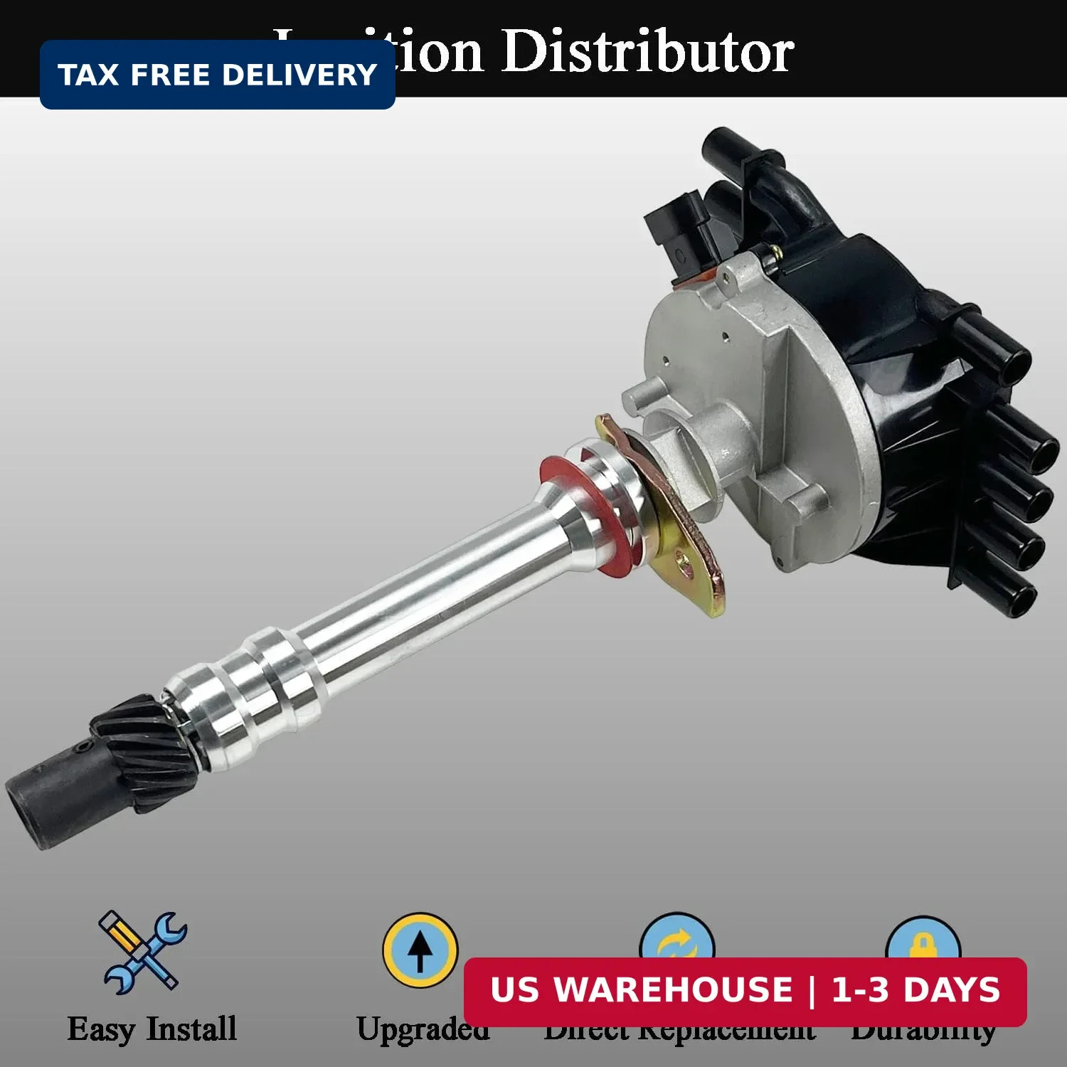 Ignition Distributor for 1996-2002 Chevy GMC Cadillac Isuzu with Vortec V8 5.0L