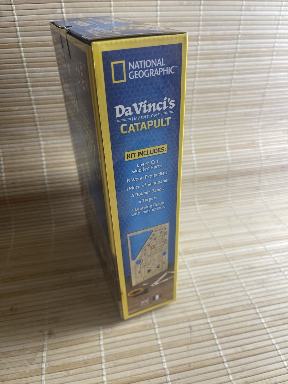 Stem Toy Da Vinci’s Inventions Wooden Catapult National Geographic NIB